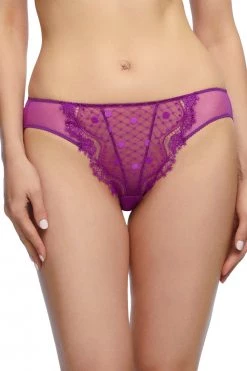 Dita Von Teese Lingerie Vedette Shocking Violet Brief Knickers