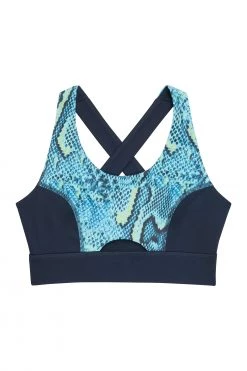 Wolf & Whistle Cross Back Bra Snake Activewear