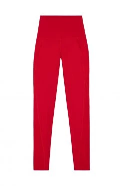 Wolf & Whistle Activewear High Waist Leggings Red