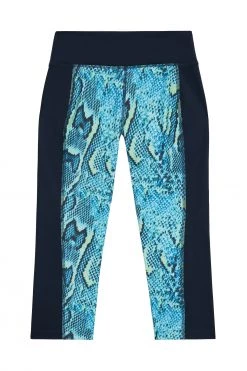 Wolf & Whistle Printed Crop Leggings Snake