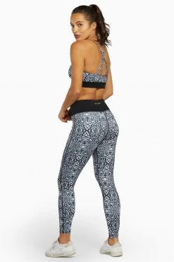 Wolf & Whistle Abstract Print High Waist Leggings