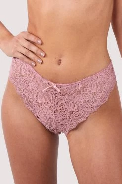 Wolf & Whistle New In Ariana Ash Rose Lace Brief