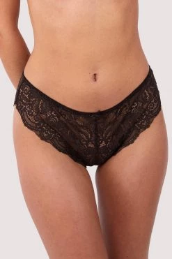 Wolf & Whistle Ariana Coffee Lace Brief