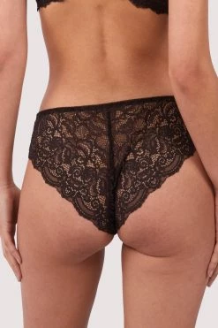 Wolf & Whistle Ariana Coffee Lace Brief