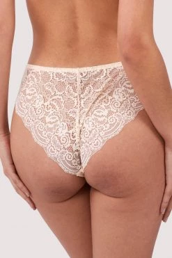 Wolf & Whistle New In Ariana Vanilla Lace Brief