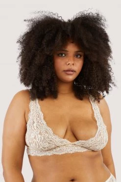 Wolf & Whistle Ariana Vanilla Lace Bralette