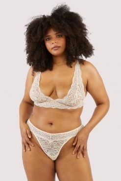 Wolf & Whistle Ariana Vanilla Lace Bralette