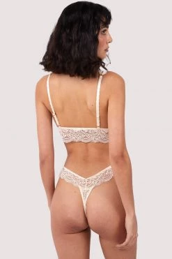 Wolf & Whistle Ariana Vanilla Lace Bralette