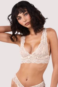 Wolf & Whistle Ariana Vanilla Lace Bralette