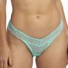 Wolf & Whistle Outlet Ariana Mint Everyday Lace Thong