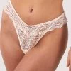 Wolf & Whistle New In Ariana Vanilla Lace Thong