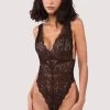 Wolf & Whistle New In Ariana Coffee Lace Body