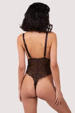 Wolf & Whistle New In Ariana Coffee Lace Body