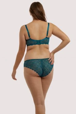 Wolf & Whistle Ariana Teal Everyday Lace Bra New In Bras