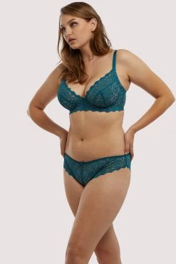Wolf & Whistle Ariana Teal Everyday Lace Bra New In Bras