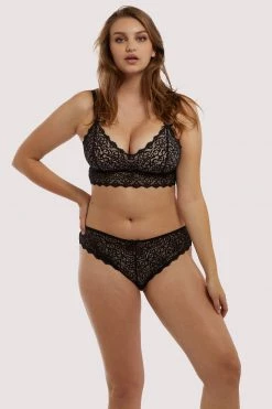 Wolf & Whistle New In Bras Ariana Black Lace Bralette