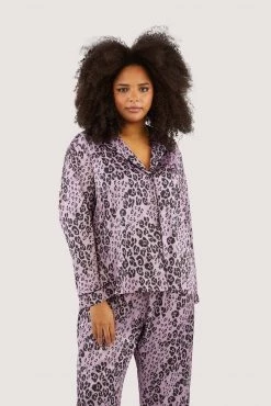 Wolf & Whistle Kaylee Long Sleeve Lilac Animal PJs 17 Wolf & Whistle Kaylee Long Sleeve Lilac Animal PJs
