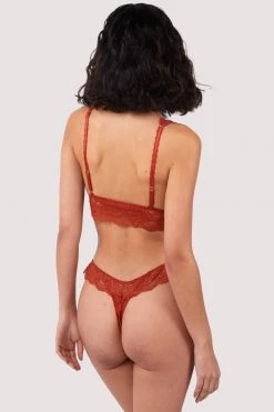Wolf & Whistle Ariana Ginger Lace Bralette