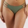 Wolf & Whistle Eco Cut Out Bikini Brief With Gold Rings