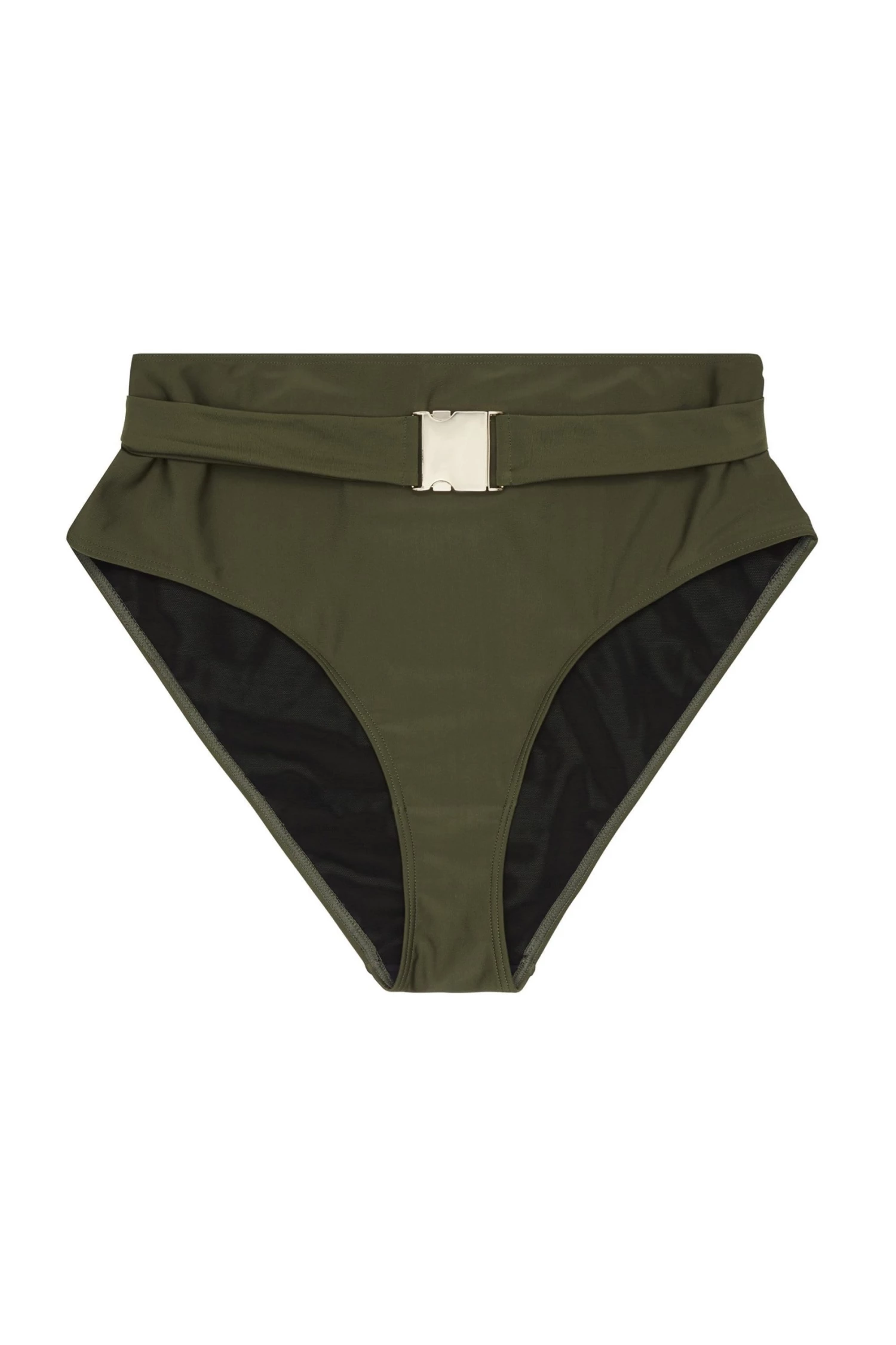 Wolf & Whistle Katya Khaki Belted High Waist Brief Curve 4 Wolf & Whistle Katya Khaki Belted High Waist Brief Curve
