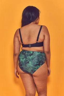 Wolf & Whistle Palm High Waist Bikini Brief Curve Knickers