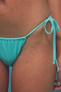 Wolf & Whistle Knickers High Shine Tie Side Brief Mint 7 Wolf & Whistle Knickers High Shine Tie Side Brief Mint