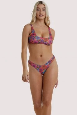 Wolf & Whistle Swimwear Scarlett Floral Bikini Brief