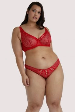 Playful Promises Florence Red High Apex Bra