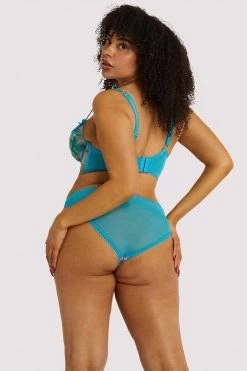 Playful Promises Joey Blue Watercolour Bra