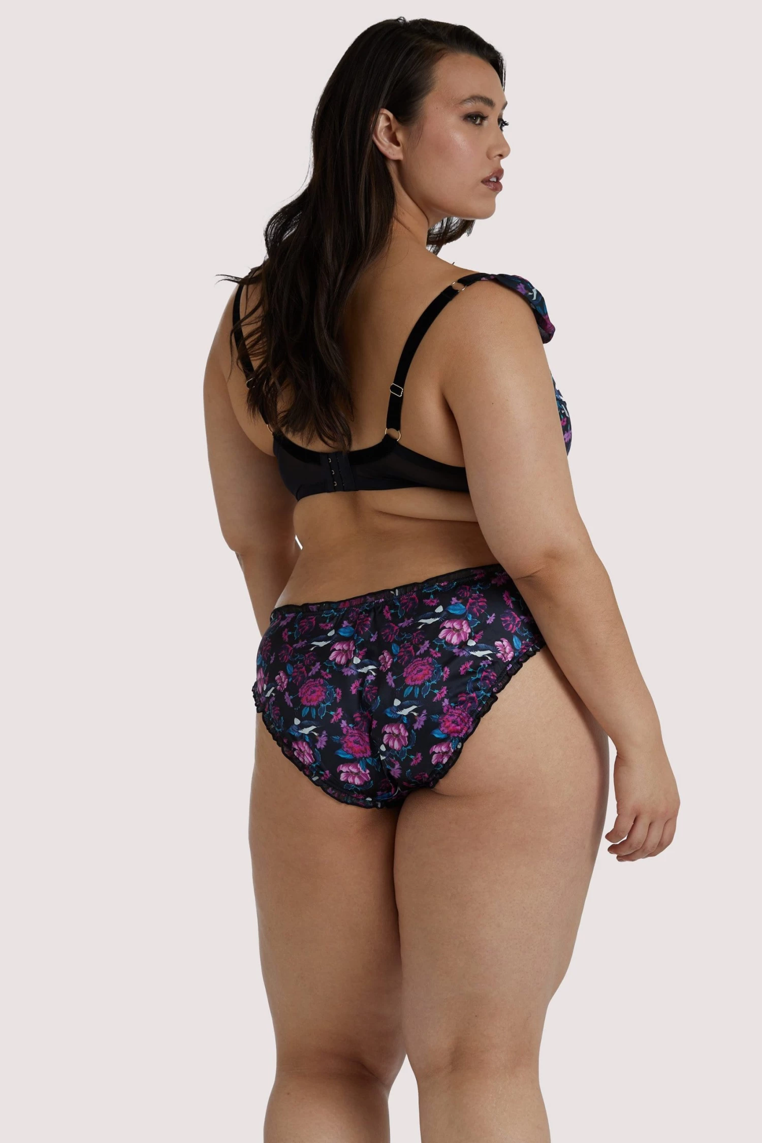 Playful Promises Bras Noriko Crane Print Plunge Bra 14 Playful Promises Bras Noriko Crane Print Plunge Bra