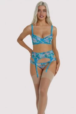 Playful Promises Knickers Joey Blue Watercolour Hipster Brief