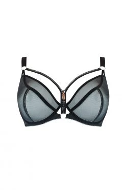 Scantilly By Curvy Kate Bras Unzipped Plunge Bra Black 10 Scantilly By Curvy Kate Bras Unzipped Plunge Bra Black