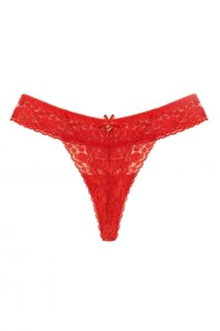 Squish Free Sexy Summer Brief Leomie Red Cherry Thong