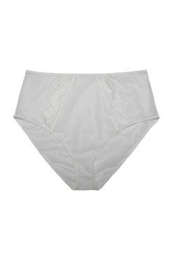 Playful Promises Curve Exclusive Knickers Leslie White High Waist Brief