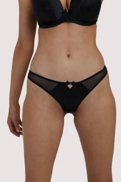 Deja Day Sophia Black Brazilian Brief Knickers