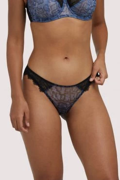 Deja Day Rosalyn Lilac Snake Brazilian Brief