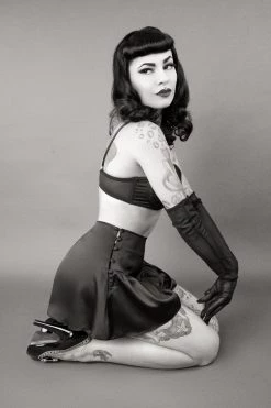 Bettie Page Lingerie Bettie Page Black French Knicker Knickers