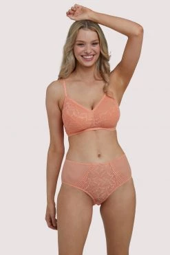 Deja Day Emma Coral High Waist Brief
