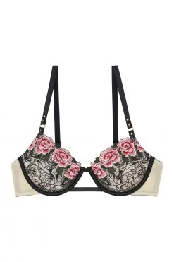 Playful Promises Katy Rose Embroidered Bra