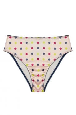 Felicity Hayward X PP X PP Rowswell Polka Dot Peach Highwaist 25 Felicity Hayward X PP X PP Rowswell Polka Dot Peach Highwaist