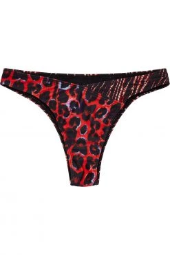 Wolf & Whistle Eco Leopard Tie Dye Brazilian Brief Knickers