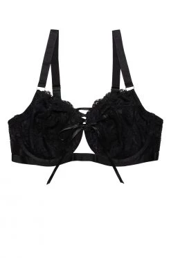 Playful Promises Curve Exclusive Ericka Black Plunge Bra
