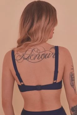 Collectif X Playful Promises Nautical Navy Bikini Top Swimwear 10 Collectif X Playful Promises Nautical Navy Bikini Top Swimwear