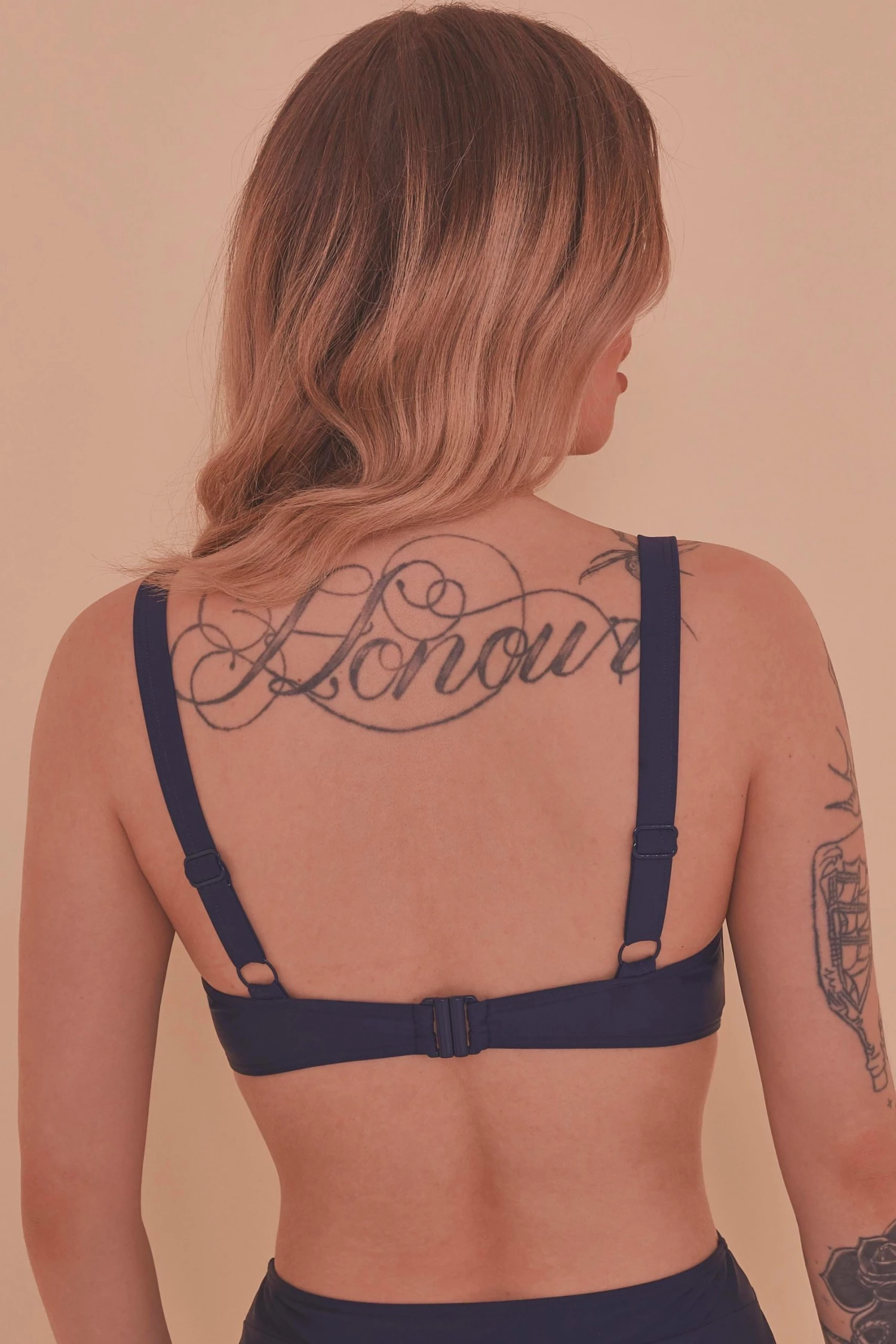 Collectif X Playful Promises Nautical Navy Bikini Top Swimwear 4 Collectif X Playful Promises Nautical Navy Bikini Top Swimwear