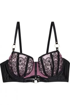 Playful Promises Emelda Lilac Ring Detail Curve Satin And Lace Bra 7 Playful Promises Emelda Lilac Ring Detail Curve Satin And Lace Bra