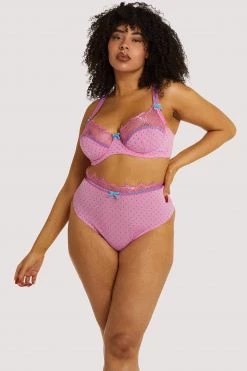 Playful Promises New In Bras Sophia Pink High Apex Bra
