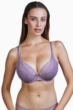 Deja Day Everyday Lingerie Sophia Heather Plunge & Push Up Bra