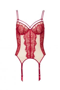 Dita Von Teese Lingerie Basques & Corsets Red Maestra Corsolette