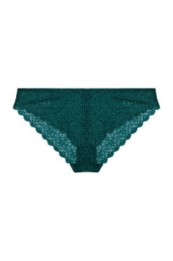 Wolf & Whistle Ariana Teal Everyday Lace Brief