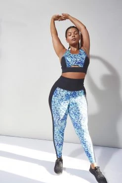 Wolf & Whistle Curve Abstract Leggings